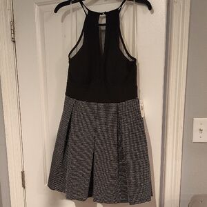 Teeze Me Black and White Mini Dress